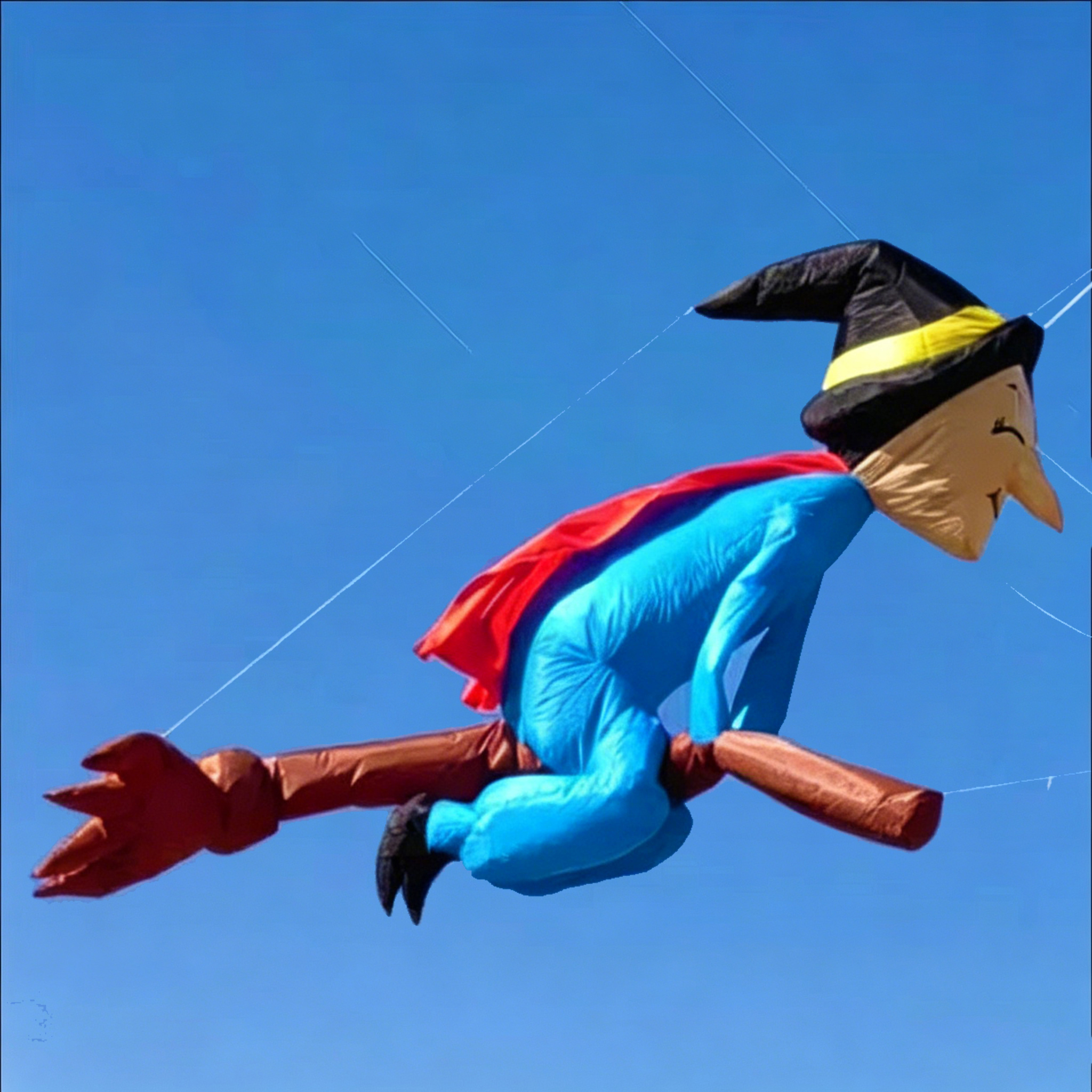 Outdoor Power Reel - ARRIVAL 4M Witch Kite | Inflatable