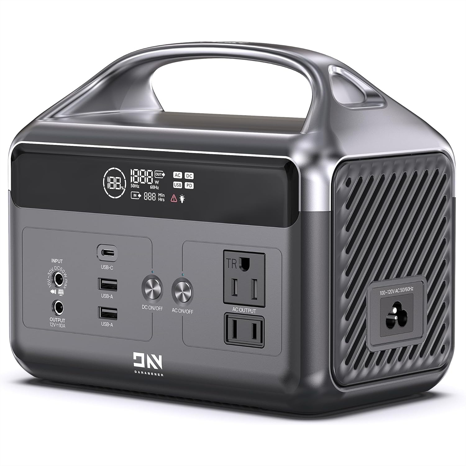 Outdoor Usb Power Outlet - Portable Power Station 192Wh LiFePO4 Battery