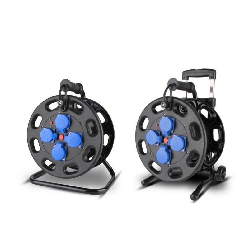 Outdoor Power Reel - Retractable power cord reel socket 10M/25M/50M/100M