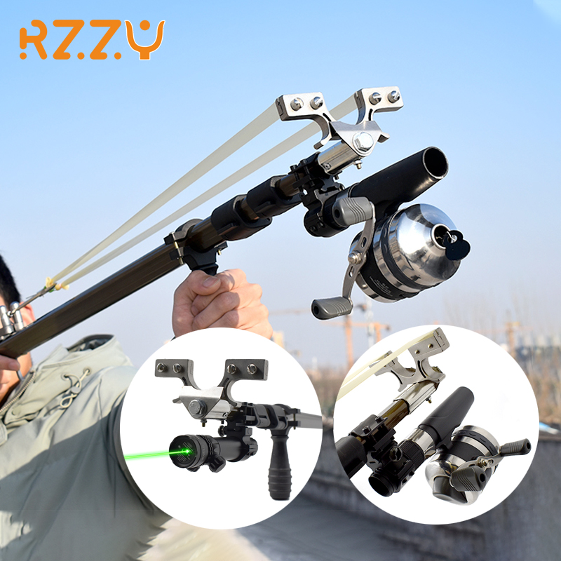 Outdoor Power Reel - Slingshot Set Slingshot Precision Green Laser
