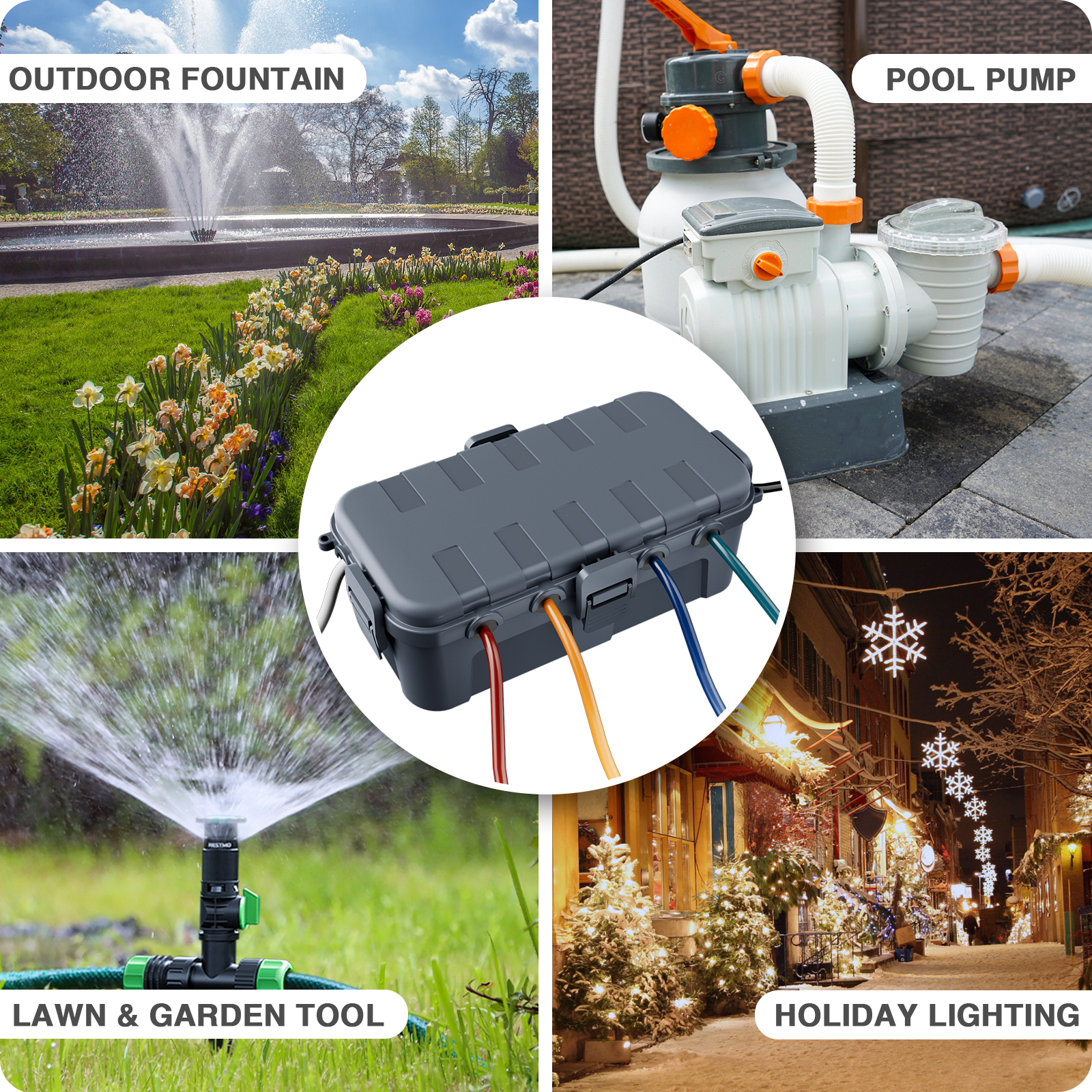 Outdoor Electrical Box Waterpr - Extension Cord Outdoor review and price