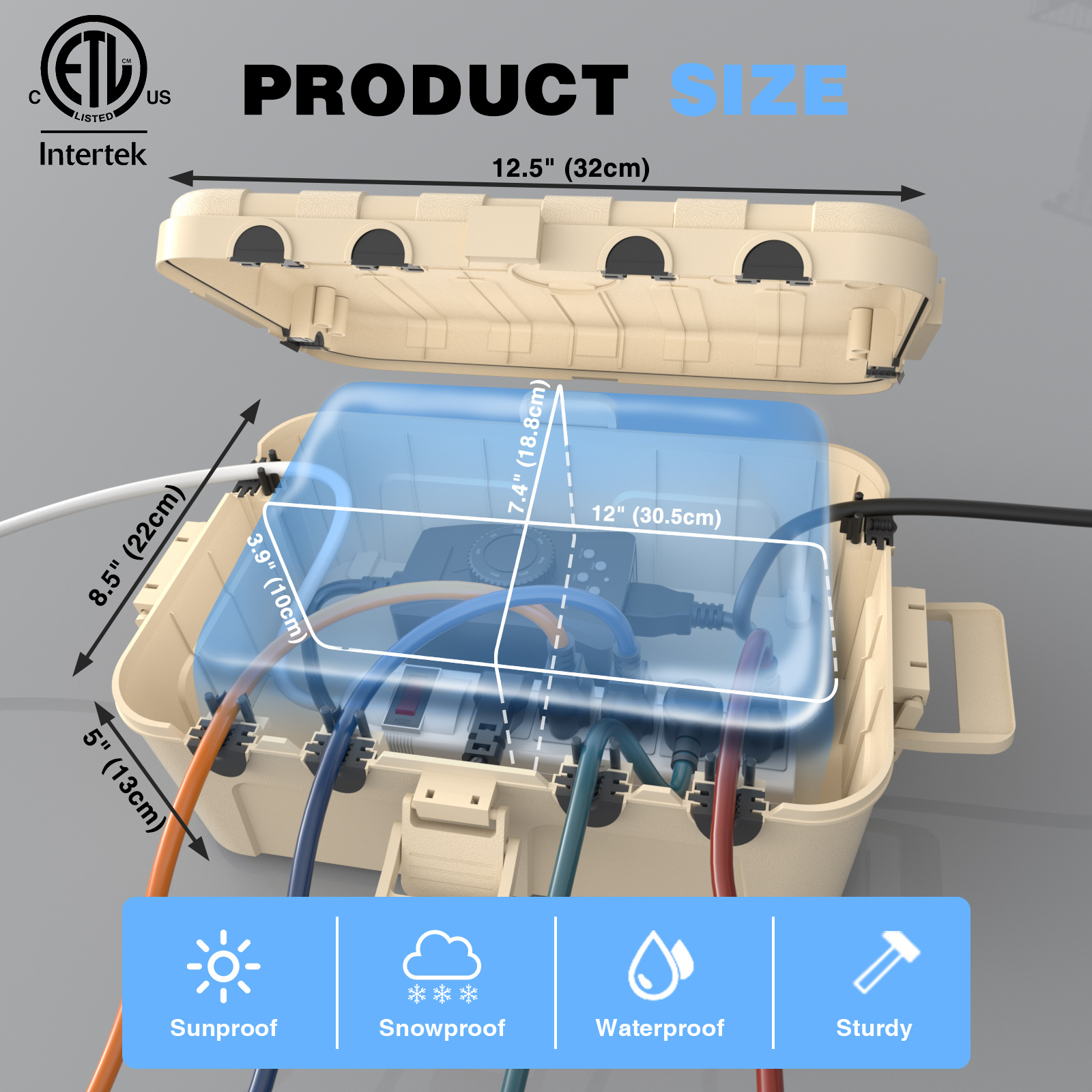 IP54 Large Outdoor Electrical  - Extension Cord Outdoor review and price