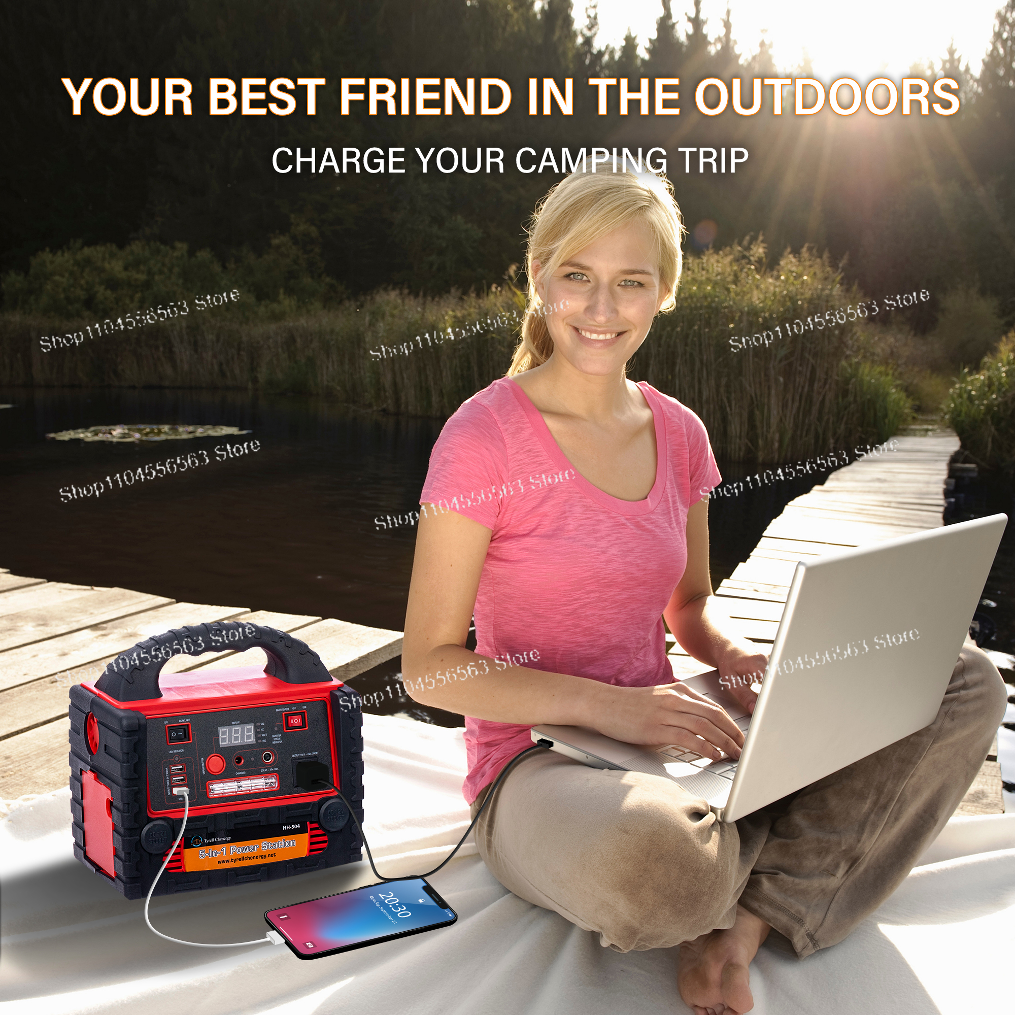 Portable Solar Power Station,  - Outdoor Usb Power Outlet review and price