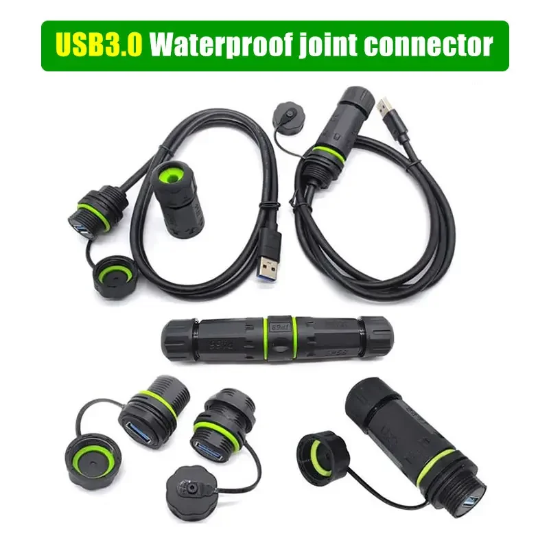 IP68 USB 3.0 Panel Type Plug S - Extension Cord Outdoor review and price