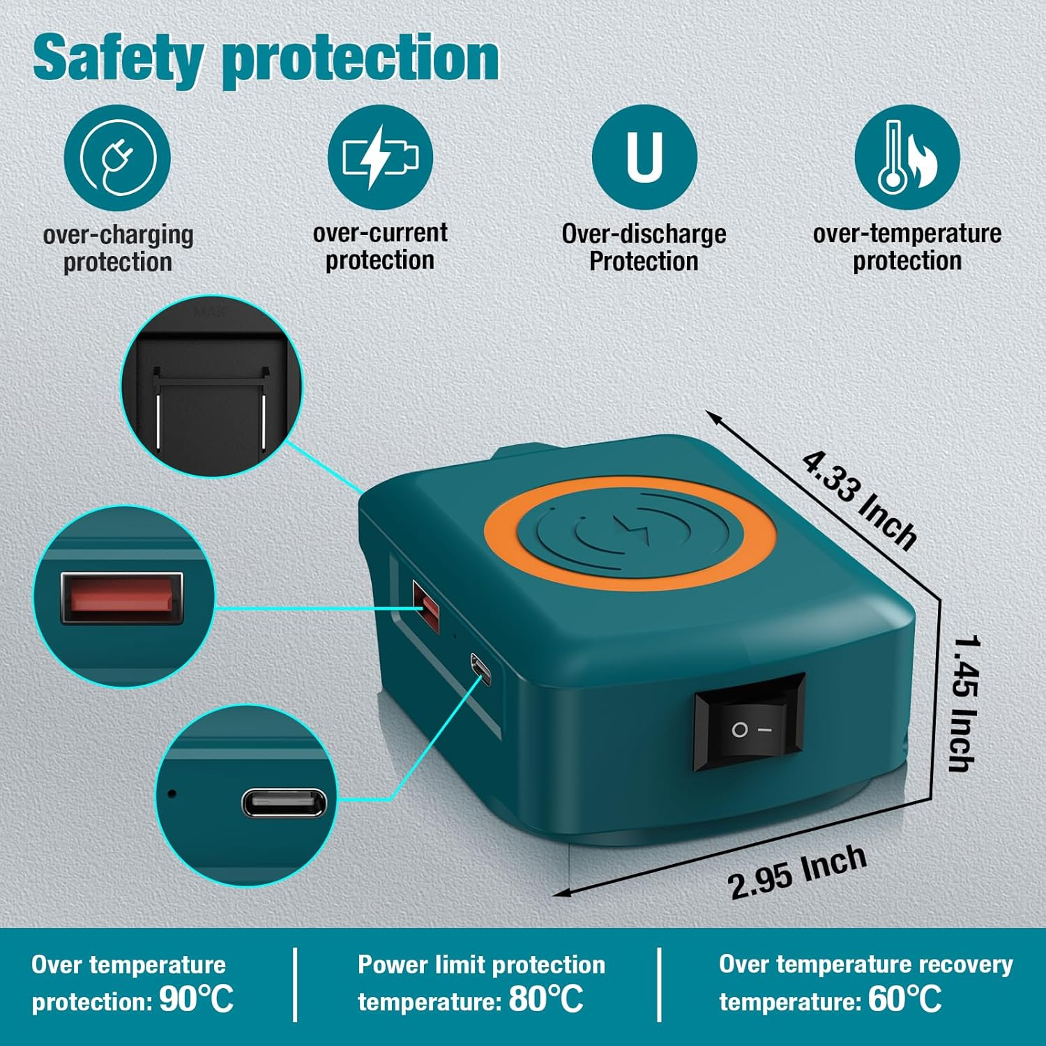 NEW Wireless Phone Charger for - Outdoor Usb Power Adapter review and price