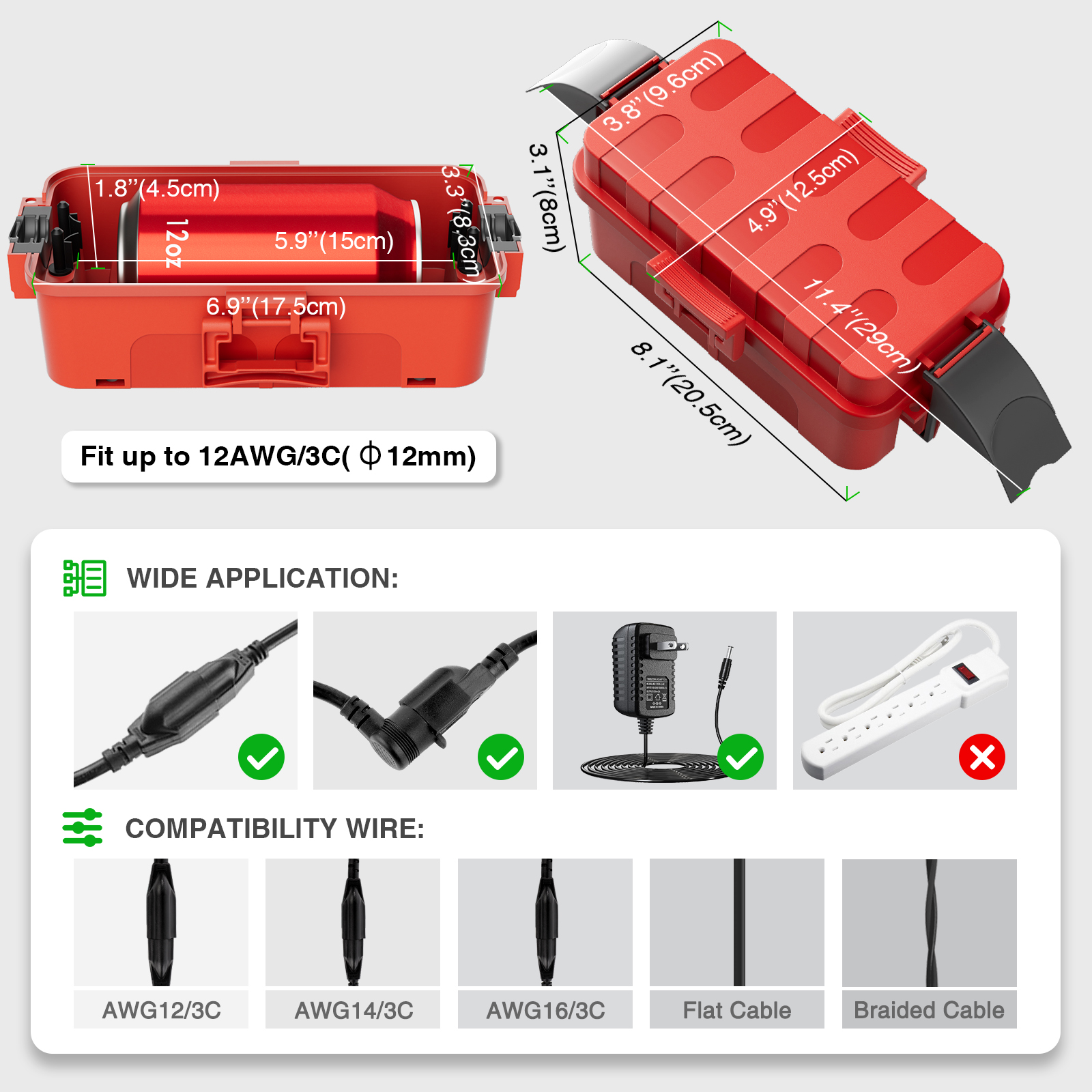 Weatherproof IP54 Outdoor Exte - Extension Cord Outdoor review and price