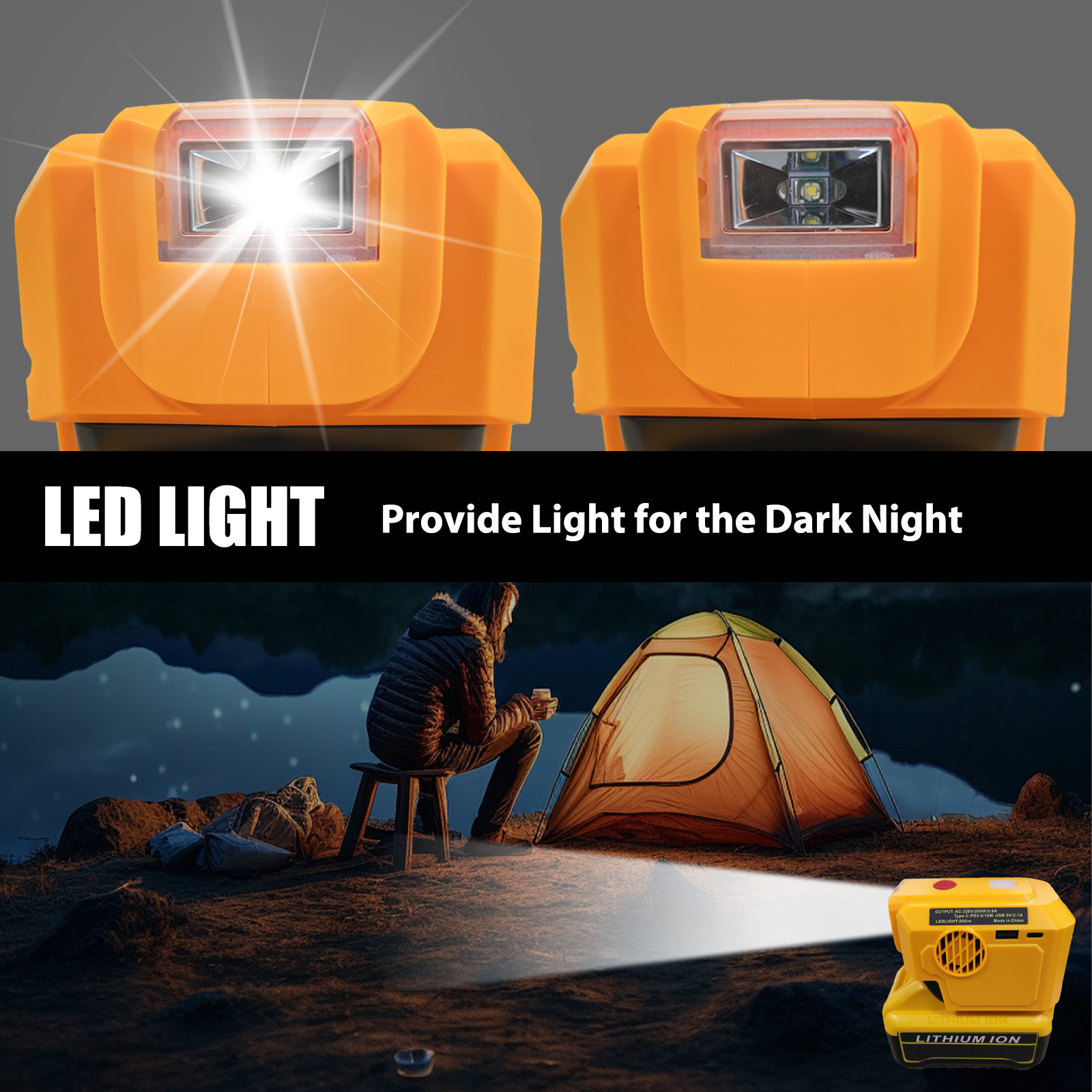 For Dewalt 20V Battery Inverte - Outdoor Usb Power Outlet review and price