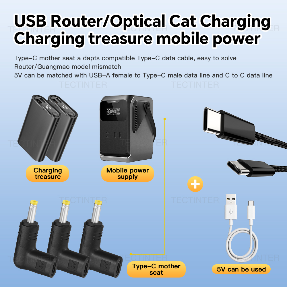 Type-C to DC 5V Power Charge C - Outdoor Usb Power Adapter review and price