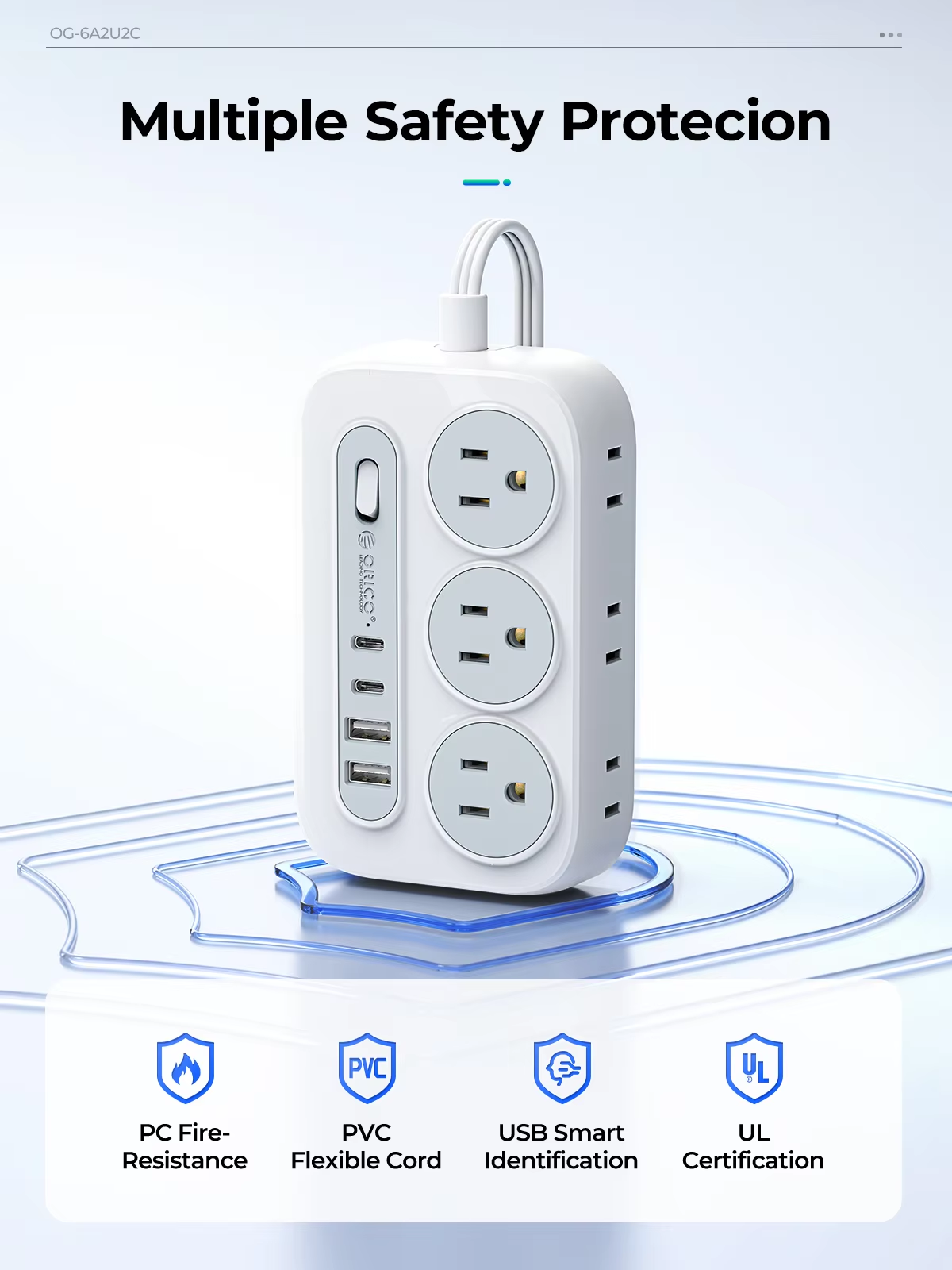 ORICO Power Strip 6 AC Outlets - Outdoor Usb Power Outlet review and price