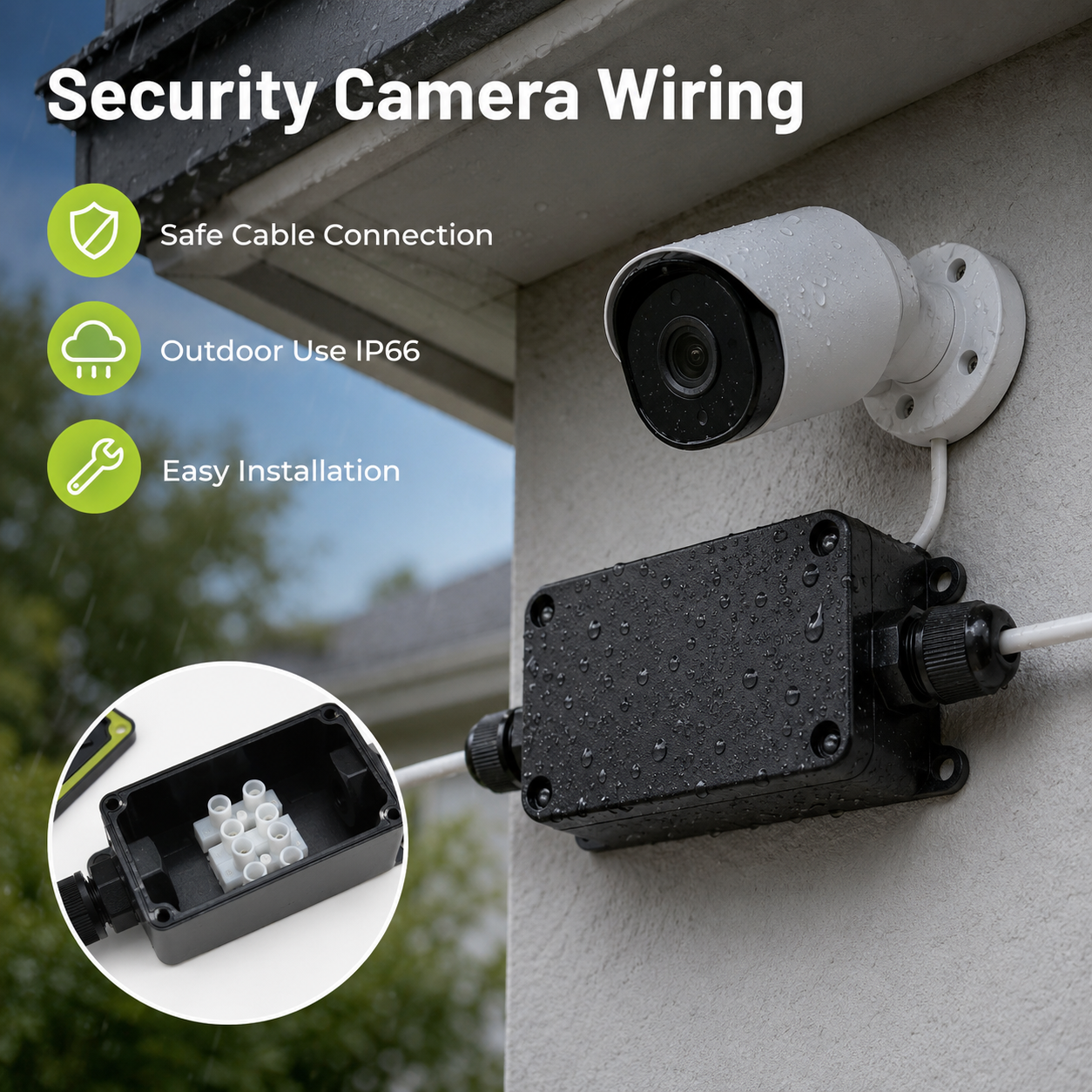 IP66 Sealed Wire Junction Box  - Outdoor Power Cable Junction Box review and price