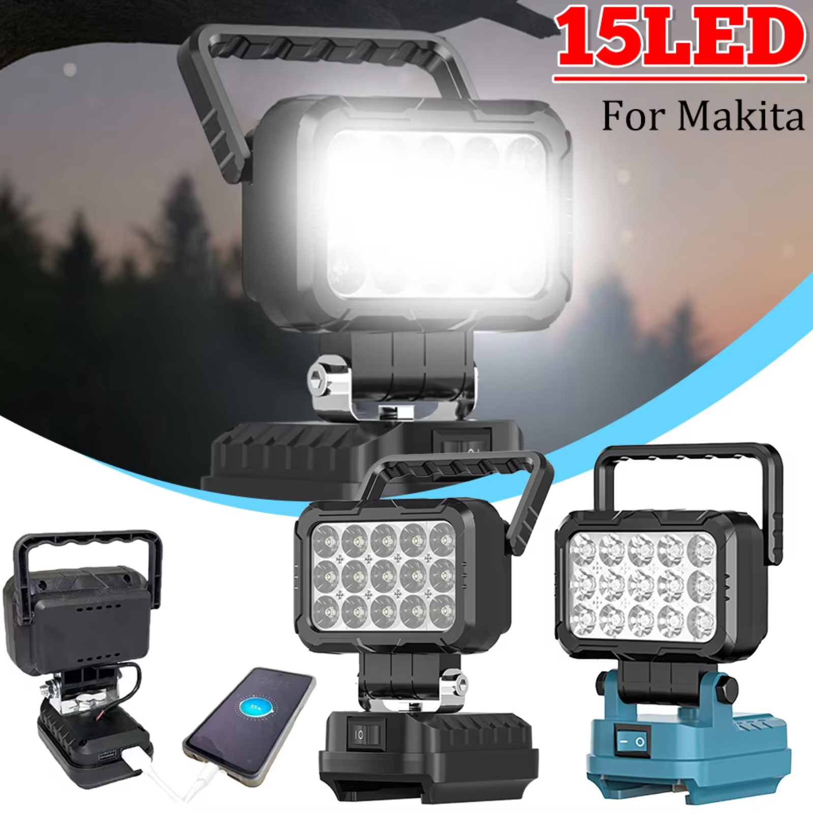 15 LED Working Light For Makit - Outdoor Power Not Working review and price