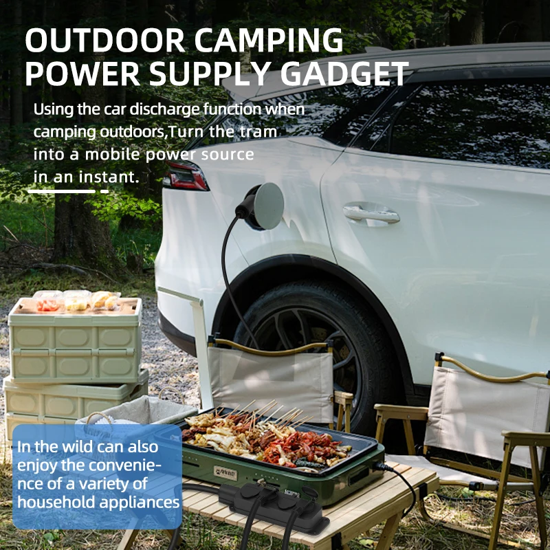 Portable 16A 4KW V2L Cable Ele - Outdoor Power Socket review and price