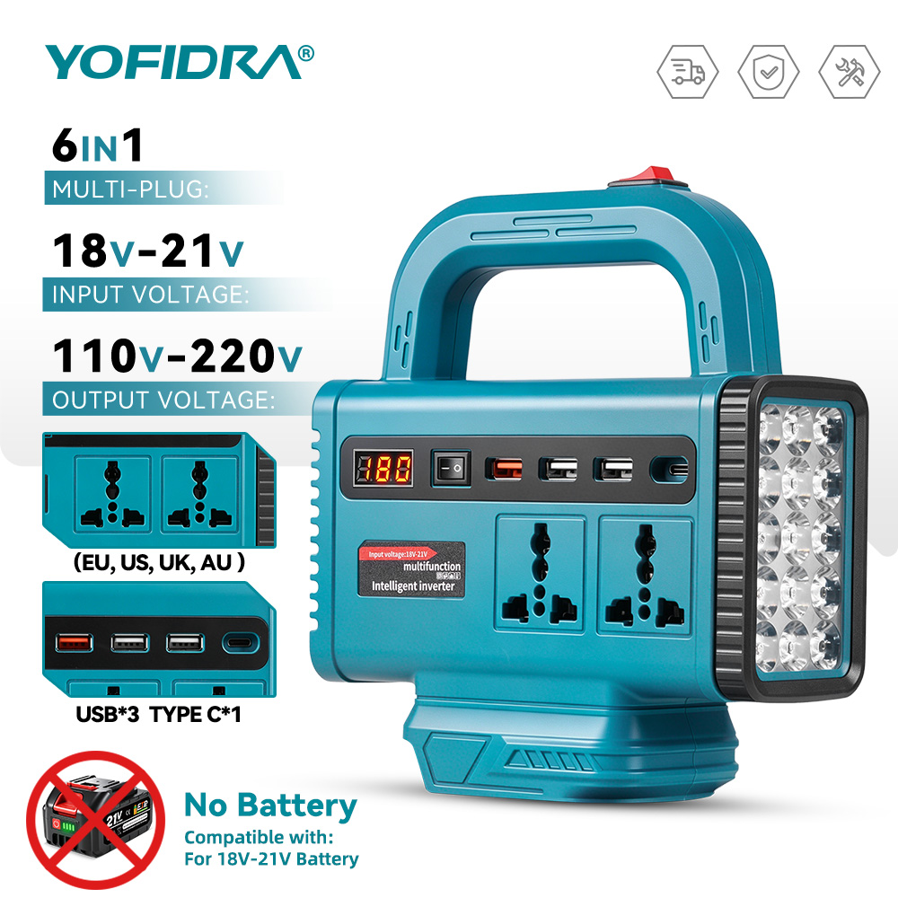 YOFIDRA 220V Portable Power In - Outdoor Usb Power Adapter review and price