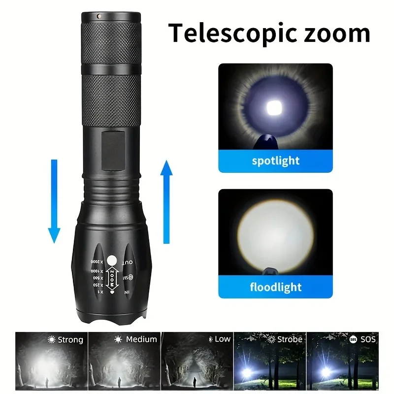 10W Zoom LED Flashlight High P - Outdoor Power Not Working review and price