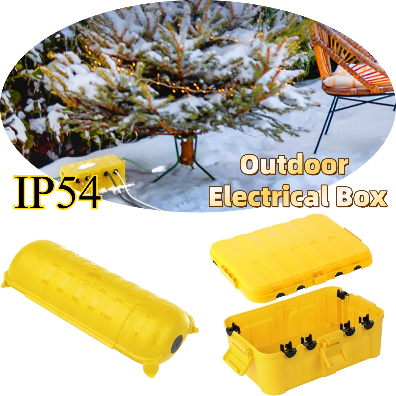 Outdoor Electrical Box Large 3 - Outdoor Power Cable Junction Box review and price