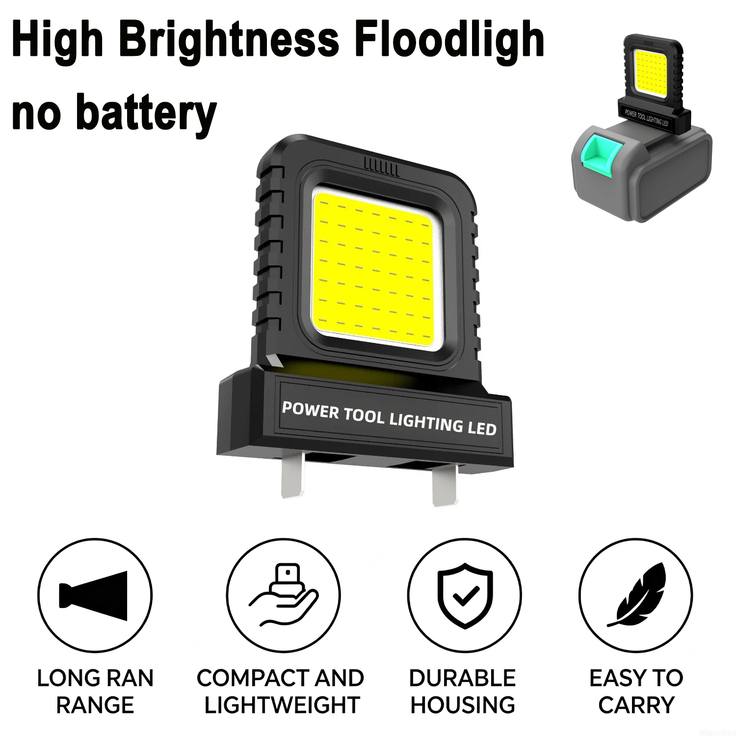 Battery Powered LED Flood Ligh - Outdoor Power Not Working review and price