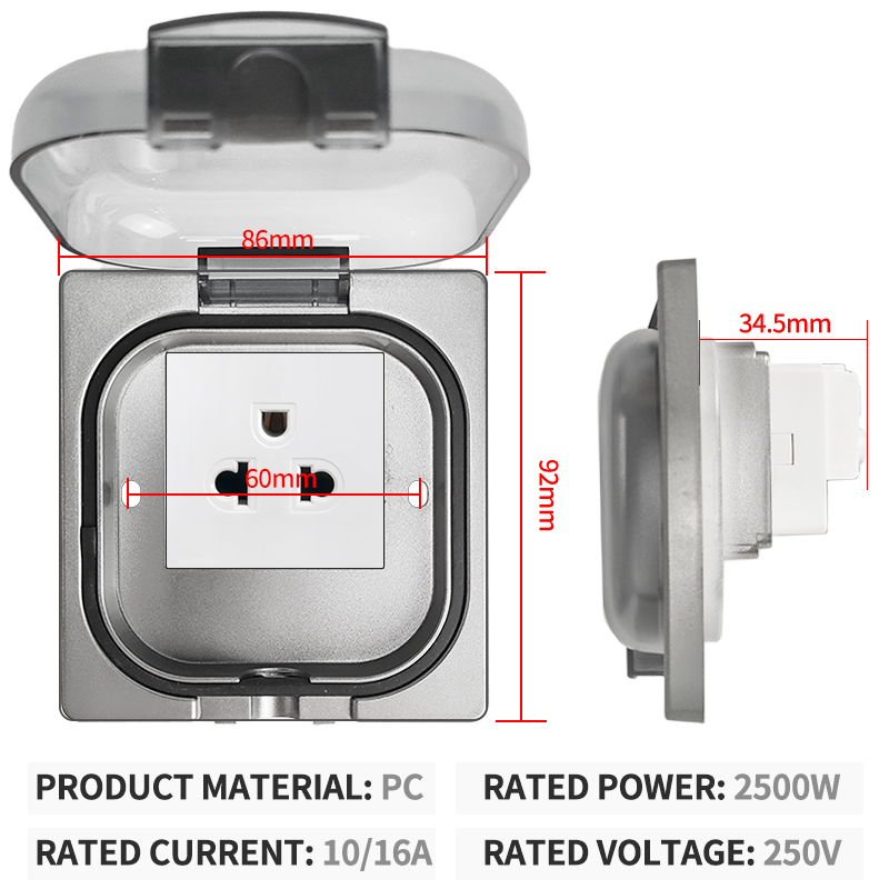 IP65 Waterproof Outdoor Socket - Outdoor Power Adapter review and price