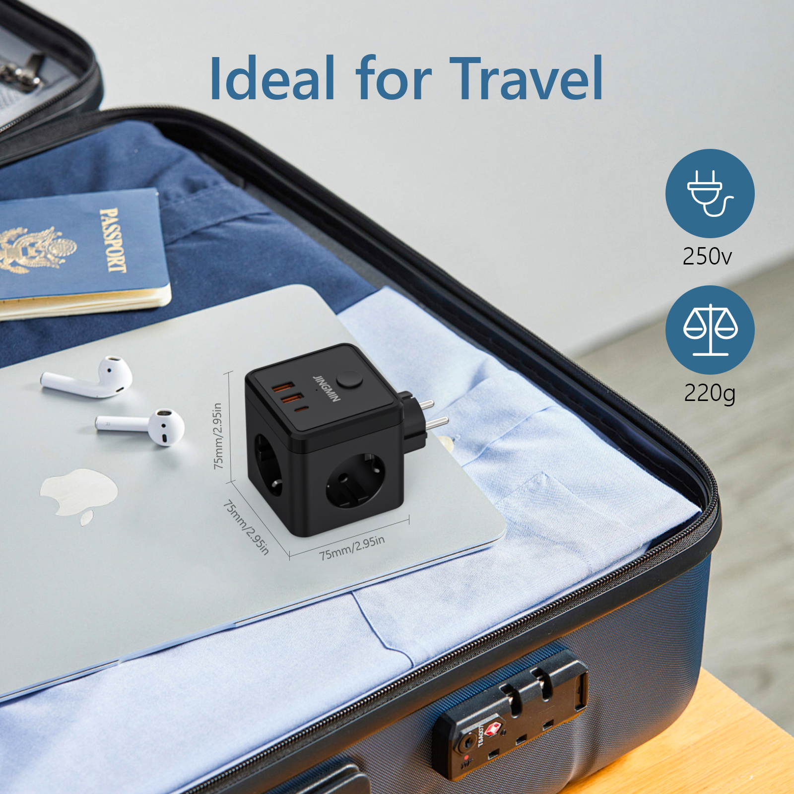 Wall Socket Extender with Swit - Outdoor Usb Power Adapter review and price